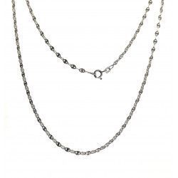 Cadena 40cm Lumina Tallada en Plata de Ley 925mls