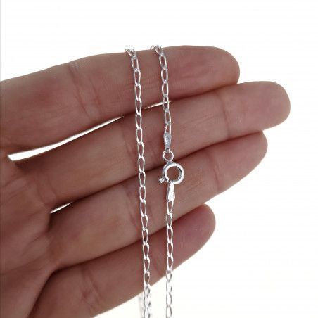 Cadena 40cm Bilbao en Plata de Ley 925mls
