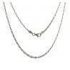 Cadena 45cm Calabrote en Plata de Ley 925mls