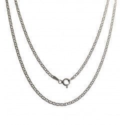 Cadena 45cm Marina Martilleada en Plata de Ley 925mls