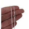 Cadena 45cm Marina Martilleada en Plata de Ley 925mls