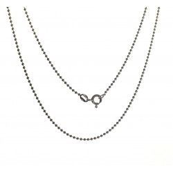 Cadena 45cm Militar en Plata de Ley 925mls