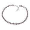 Pulsera de Bolas Lisas y Caladas de 4mm en Plata de Ley 925mls