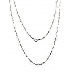 Cadena 45cm Forzada en Plata de Ley 925mls