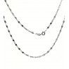 Cadena 40cm Lumina en Plata de Ley 925mls