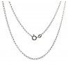 Cadena 40cm Rolo en Plata de Ley 925mls