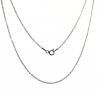 Cadena 40cm Forzada en Plata de Ley 925mls