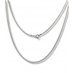Cadena 50cm Barbada en Plata de Ley 925mls