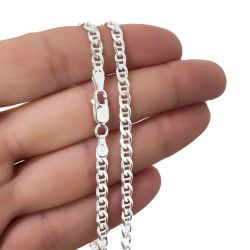 Cadena 60cm Marina en Plata de Ley 925mls
