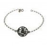Pulsera Tetragramatón en Plata de Ley 925mls