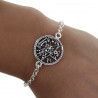 Pulsera Tetragramatón en Plata de Ley 925mls