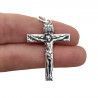 Colgante Cruz con Cristo en Plata de Ley 925mls