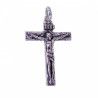 Colgante Cruz con Cristo en Plata de Ley 925mls