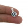 Colgante Amuleto Ojo Turco en Plata de Ley 925mls