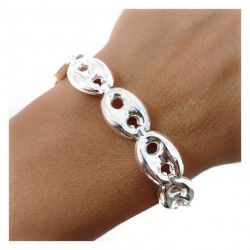 Pulsera Calabrote en Plata de Ley 925mls
