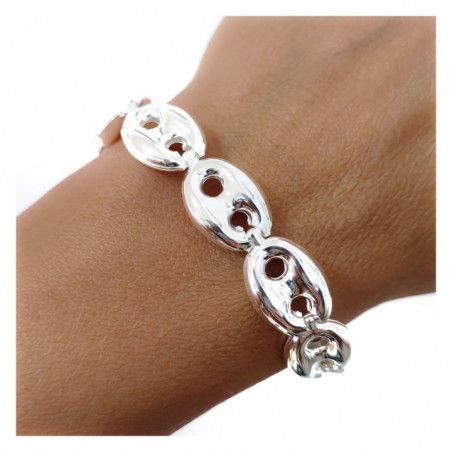 Pulsera Calabrote en Plata de Ley 925mls