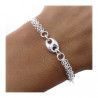 Pulsera Calabrote Triple en Plata de Ley 925mls