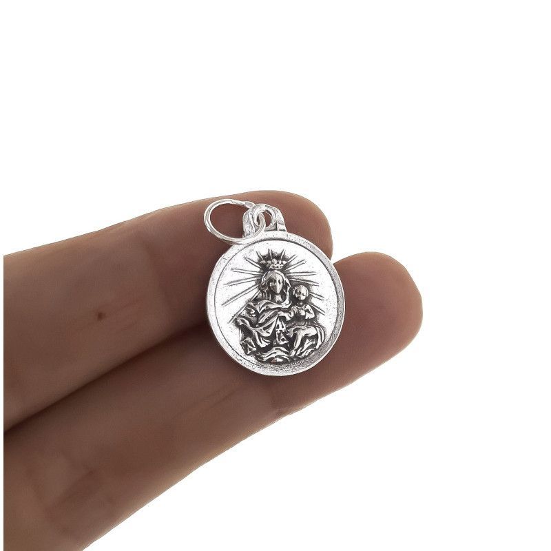 Colgante de Escapulario Pequeño en Plata de Ley 925mls