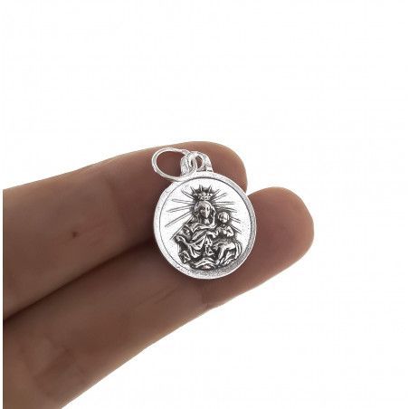 Colgante de Escapulario Pequeño en Plata de Ley 925mls