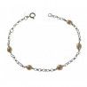 Pulsera Infantil de Perlas Comunión en Plata de Ley 925mls