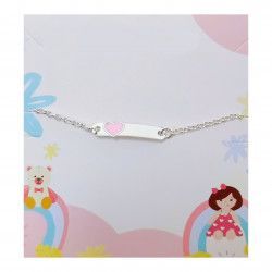Esclava Infantil de Corazón en Plata de Ley 925mls
