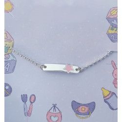 Esclava Infantil de Estrella en Plata de Ley 925mls
