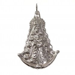Colgante de la Virgen del Rocío Grande en Plata de Ley 925mls