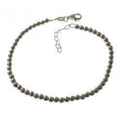 Pulsera de Bolas 3mm en Plata de Ley 925mls