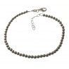 Pulsera de Bolas 3mm en Plata de Ley 925mls
