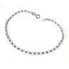 Pulsera Cadena de Rolo en Plata de Ley 925mls