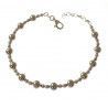 Pulsera de Bolas Alternada 2+1 en Plata de Ley 925mls