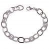 Pulsera Asas Dobles Talladas Huecas en Plata de Ley 925mls