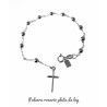 Pulsera Rosario en Plata de Ley 925mls