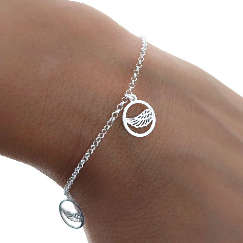 Pulsera Alas en Plata de Ley 925
