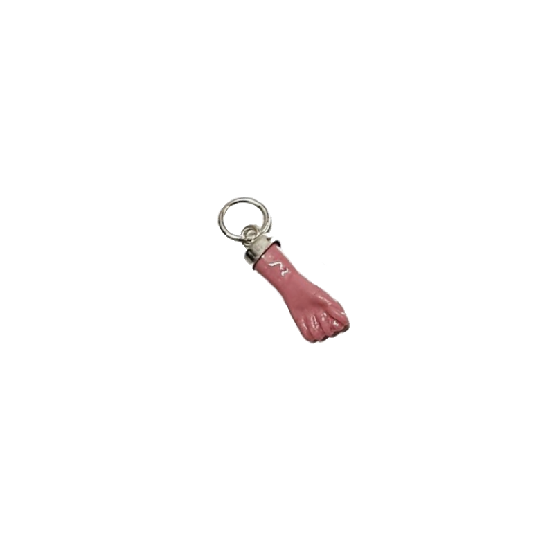 Colgante Amuleto Higa Color en Plata de Ley 925mls