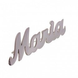 Broche con Nombre Personalizado en Plata de Ley 925mls