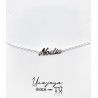 Pulsera con Nombre Personalizado en Plata de Ley 925mls