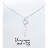 Gargantilla con Nombre Personalizado Vertical en Plata de Ley 925mls