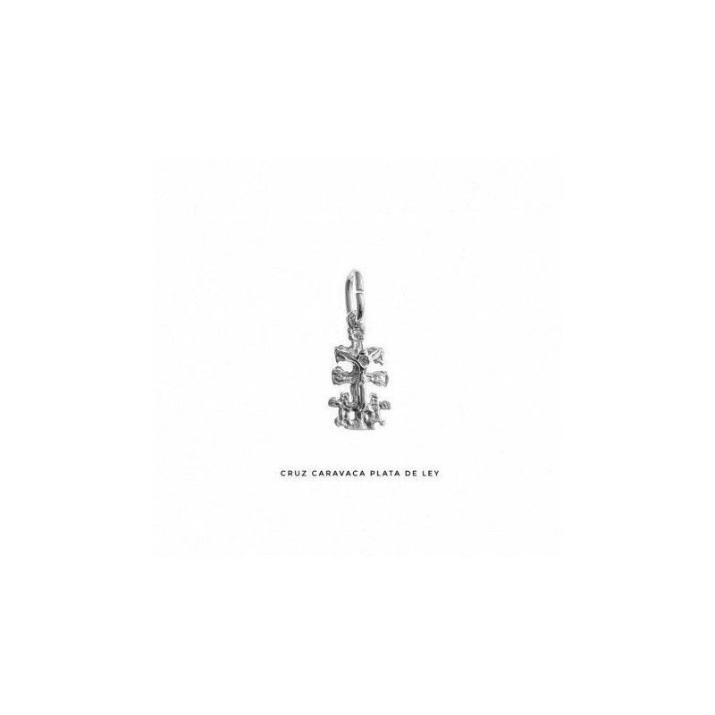 Colgante Cruz de Caravaca Mini en Plata de Ley 925mls