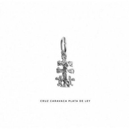 Colgante Cruz de Caravaca Mini en Plata de Ley 925mls