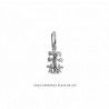 Colgante Cruz de Caravaca Mini en Plata de Ley 925mls