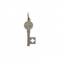 Colgante de Llave de San Benito en Plata de Ley 925mls