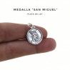 Colgante de San Miguel Arcángel en Plata de Ley 925mls